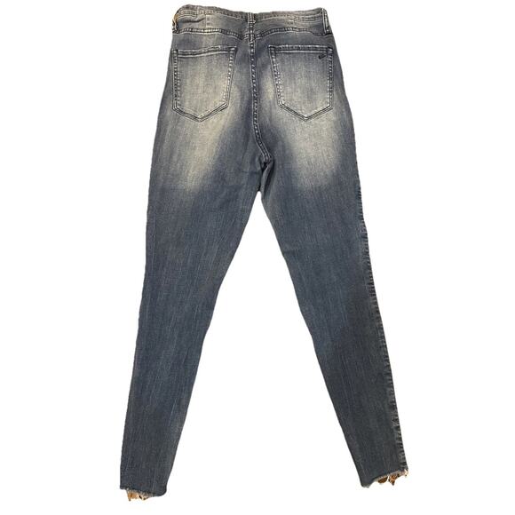 William Rast Women’s Jeans Blue 30 Super High Skinny Waist Junior Gray Lining - Picture 13 of 16